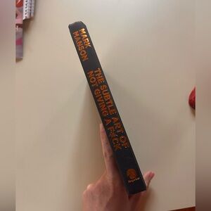 The subtle art of not giving a f*ck book